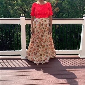 Floor length long frock